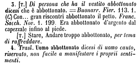 abbottonato