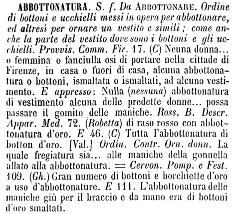 abbottonatura