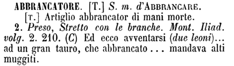 abbrancatore