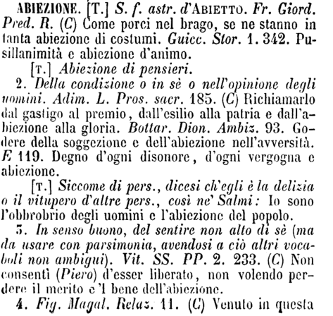 abiezione