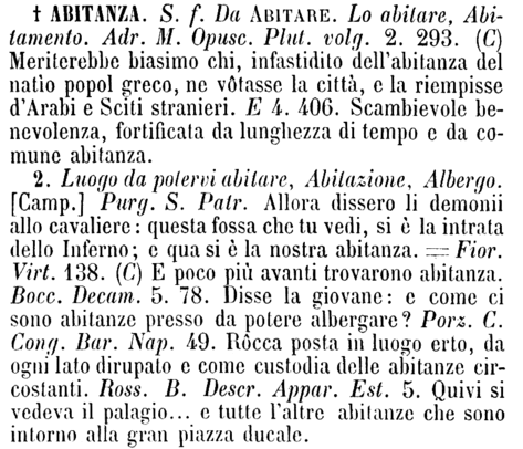 abitanza