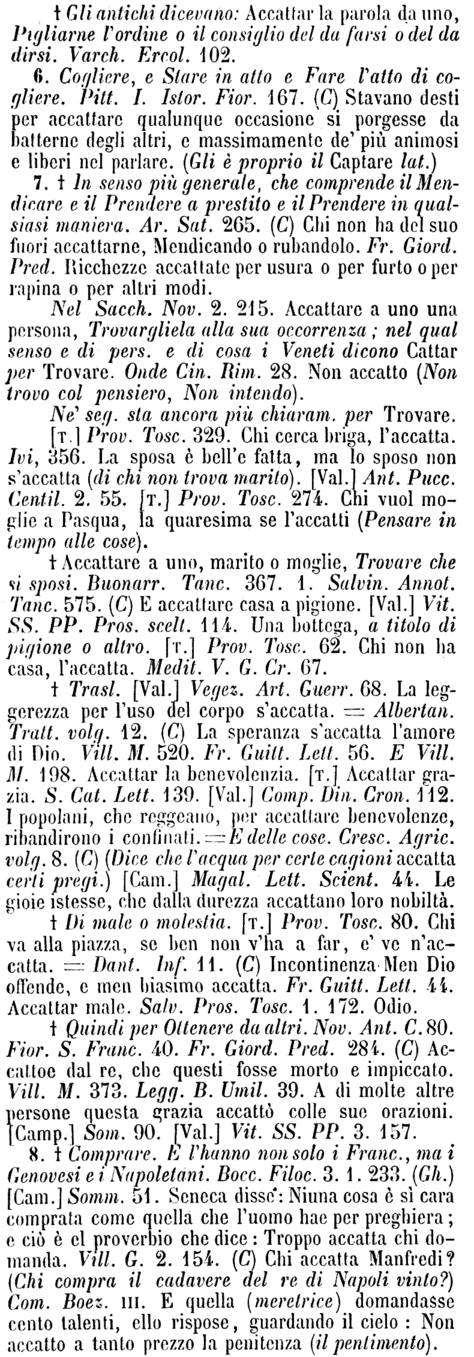 accattare