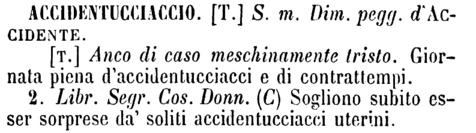 accidentucciaccio