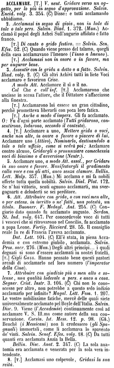 acclamare
