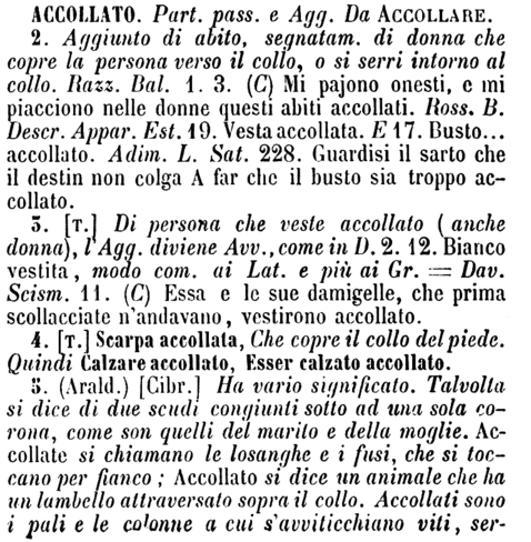 accollato