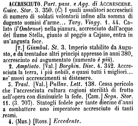 accresciuto