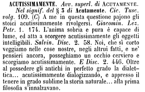 acutissimamente