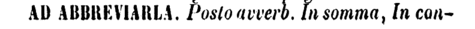 ad-abbreviarla
