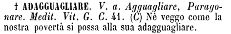 adagguagliare