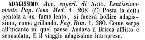 adagissimo