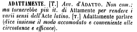 adattamente