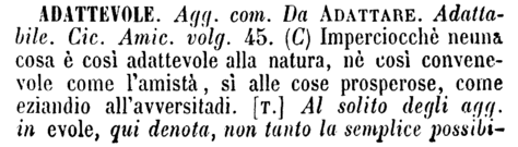 adattevole