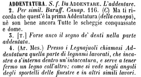 addentatura