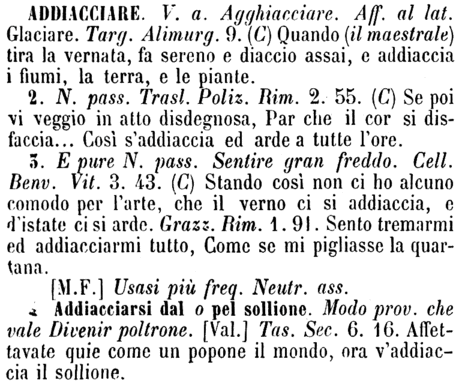 addiacciare