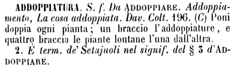 addoppiatura