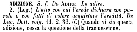 adizione