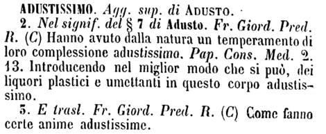 adustissimo