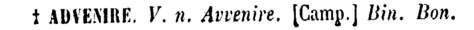 advenire