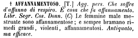 affannamentoso