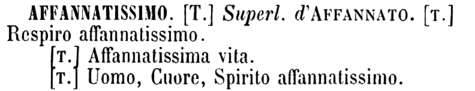 affannatissimo