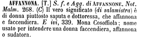 affannona
