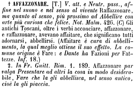 affazzonare