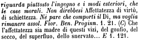 affettatezza