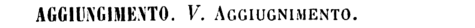 aggiungimento