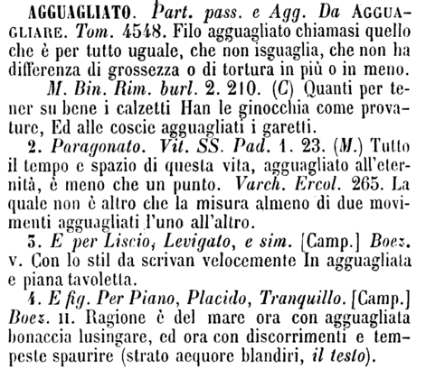 agguagliato