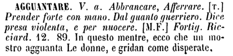 agguantare