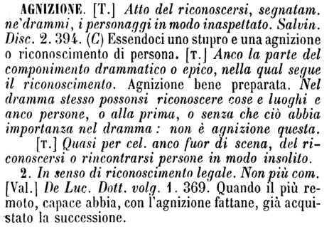agnizione