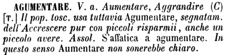 agumentare