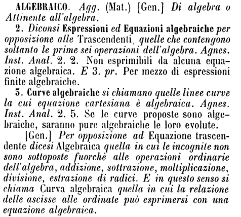 algebraico
