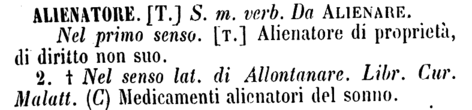 alienatore
