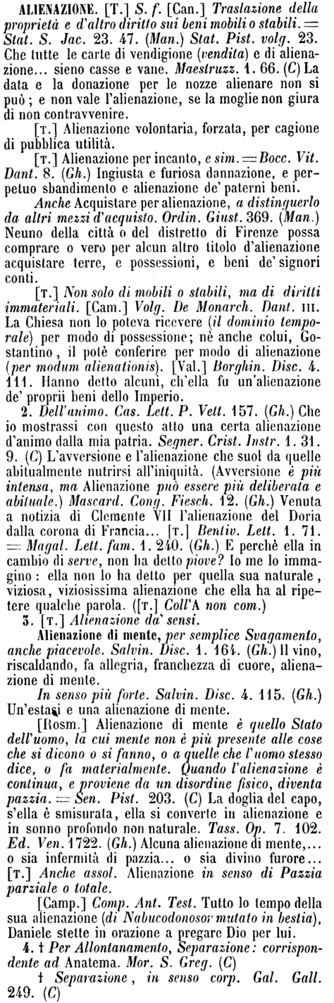 alienazione