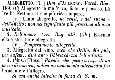 allegretto