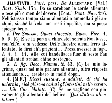 allentato