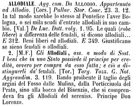 allodiale