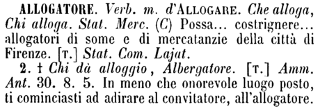 allogatore