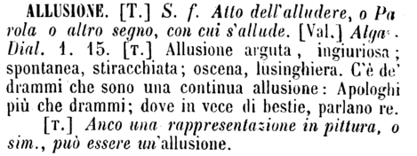 allusione