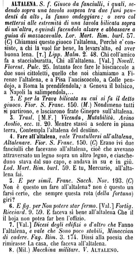 altalena