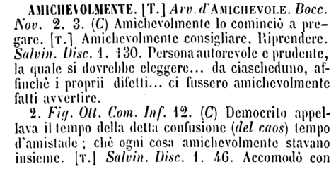 amichevolmente