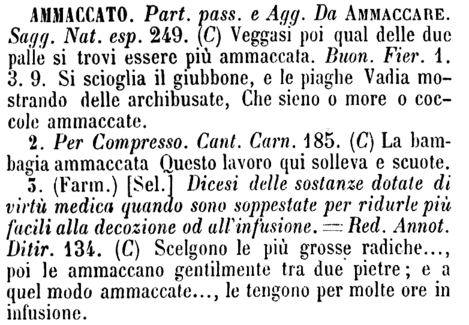 ammaccato