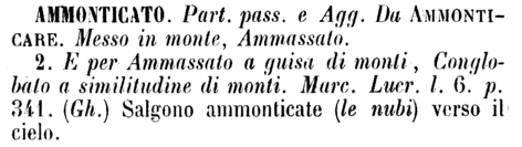 ammonticato