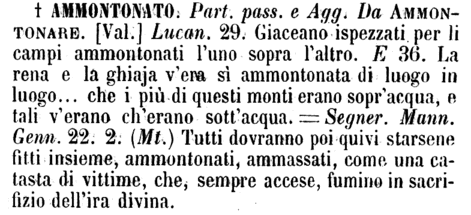 ammontonato