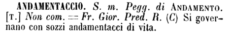 andamentaccio