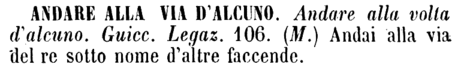 andare-alla-via-d-alcuno