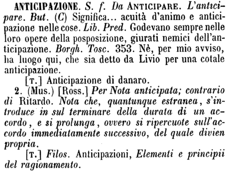 anticipazione