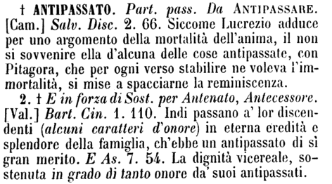 antipassato