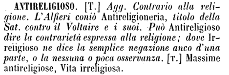 antireligioso